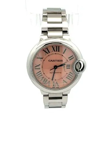 Cartier Ballon Bleu 3489 33mm Stainless steel Rose