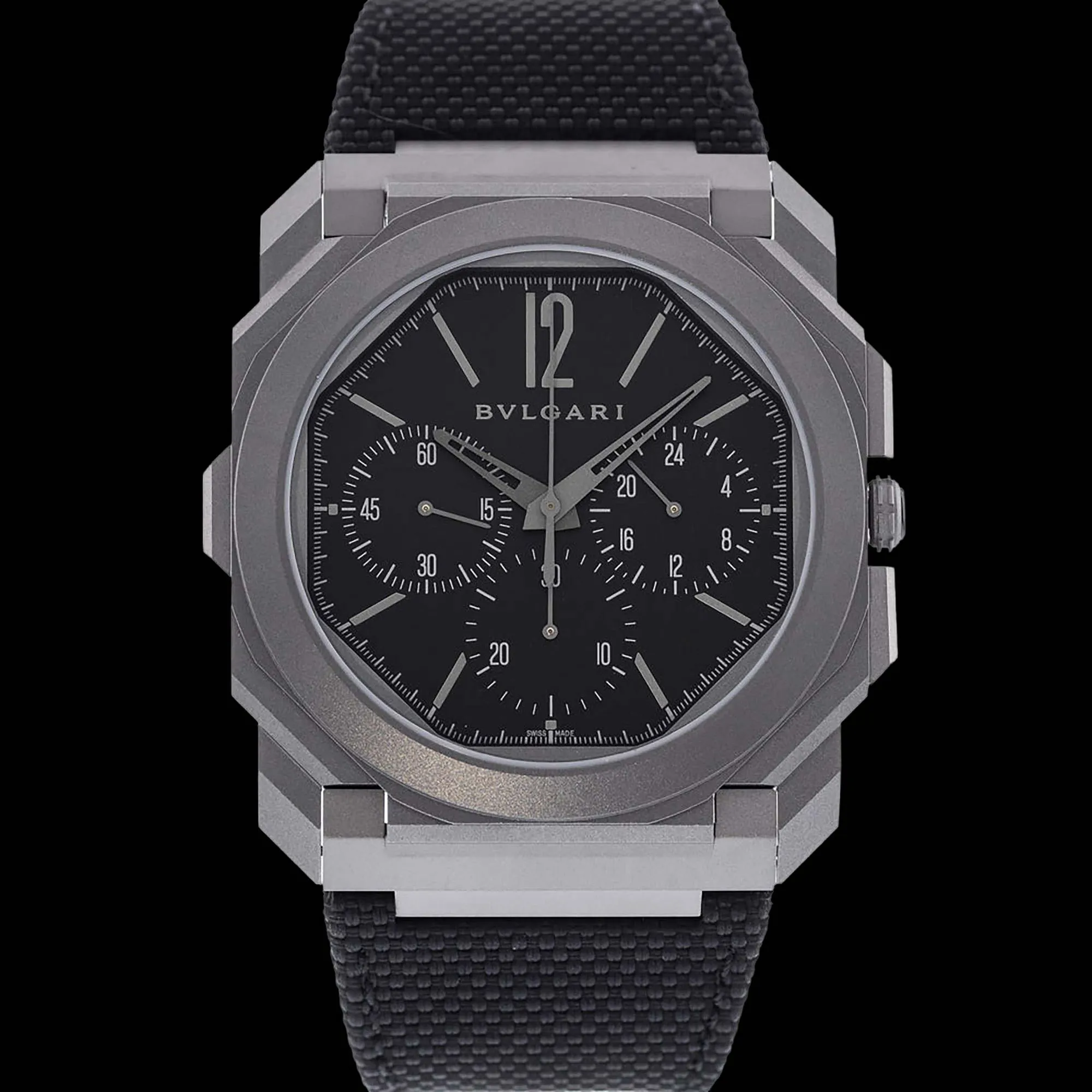 Bulgari Octo Finissimo Chronograph GMT 42mm Titanium Black