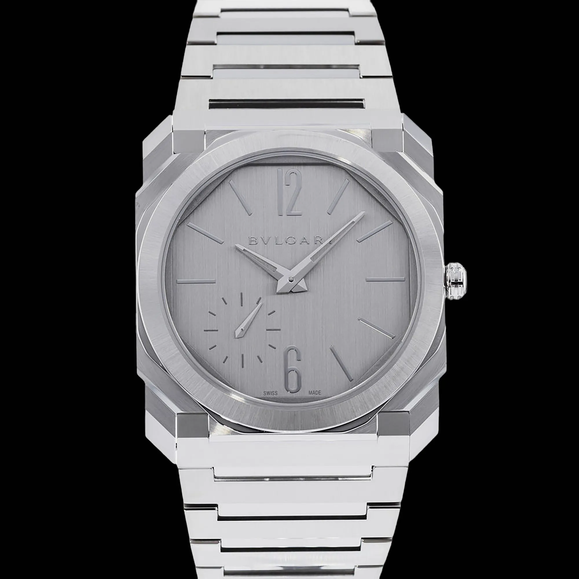 Bulgari Octo 40mm Stainless steel Gray