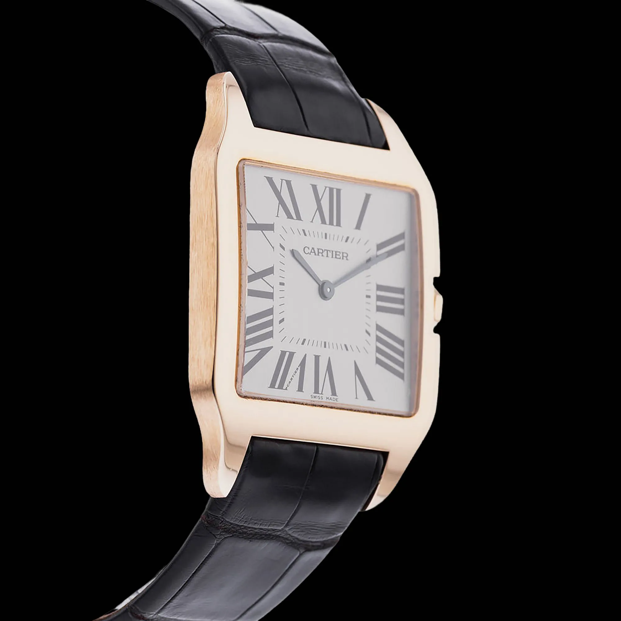 Cartier Santos 34.5mm Rose gold White 1