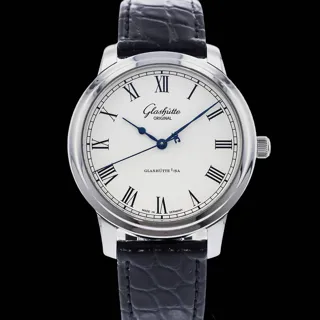 Glashütte Senator Excellence Stainless steel White