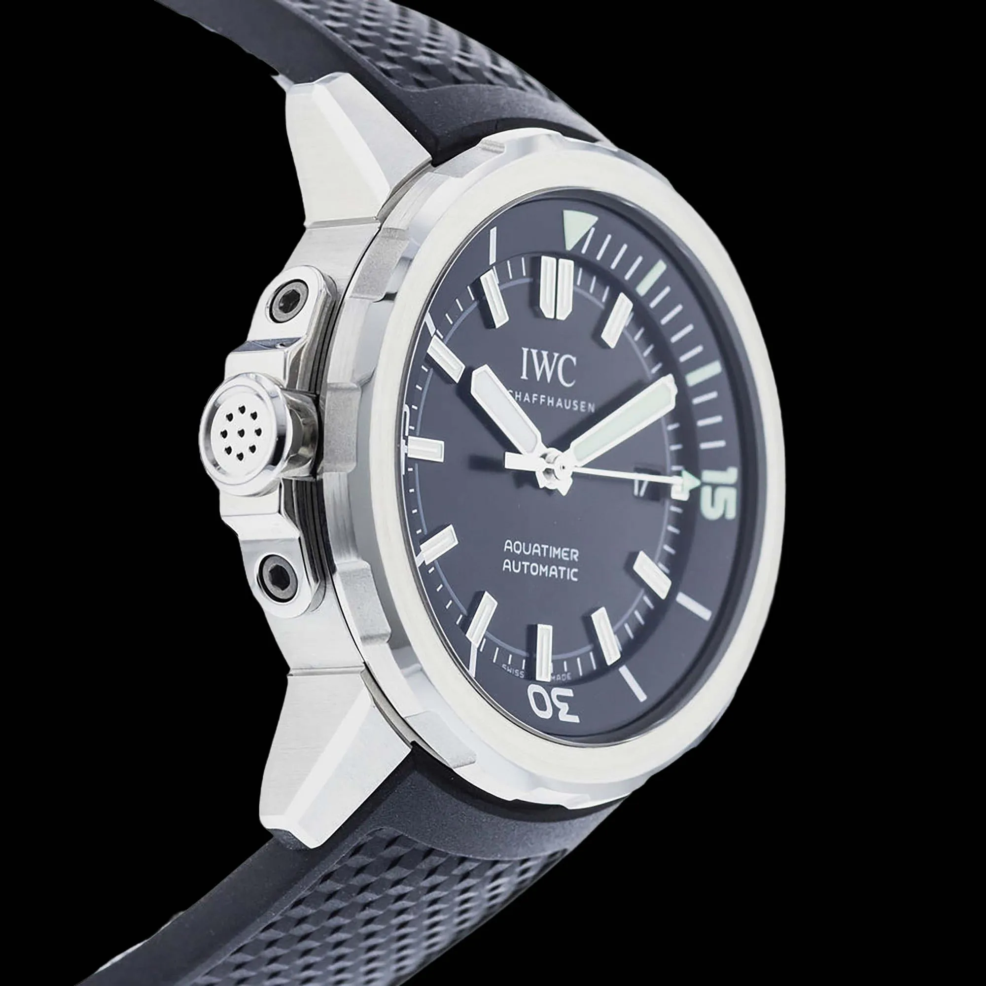 IWC Aquatimer 42mm Stainless steel Black 2