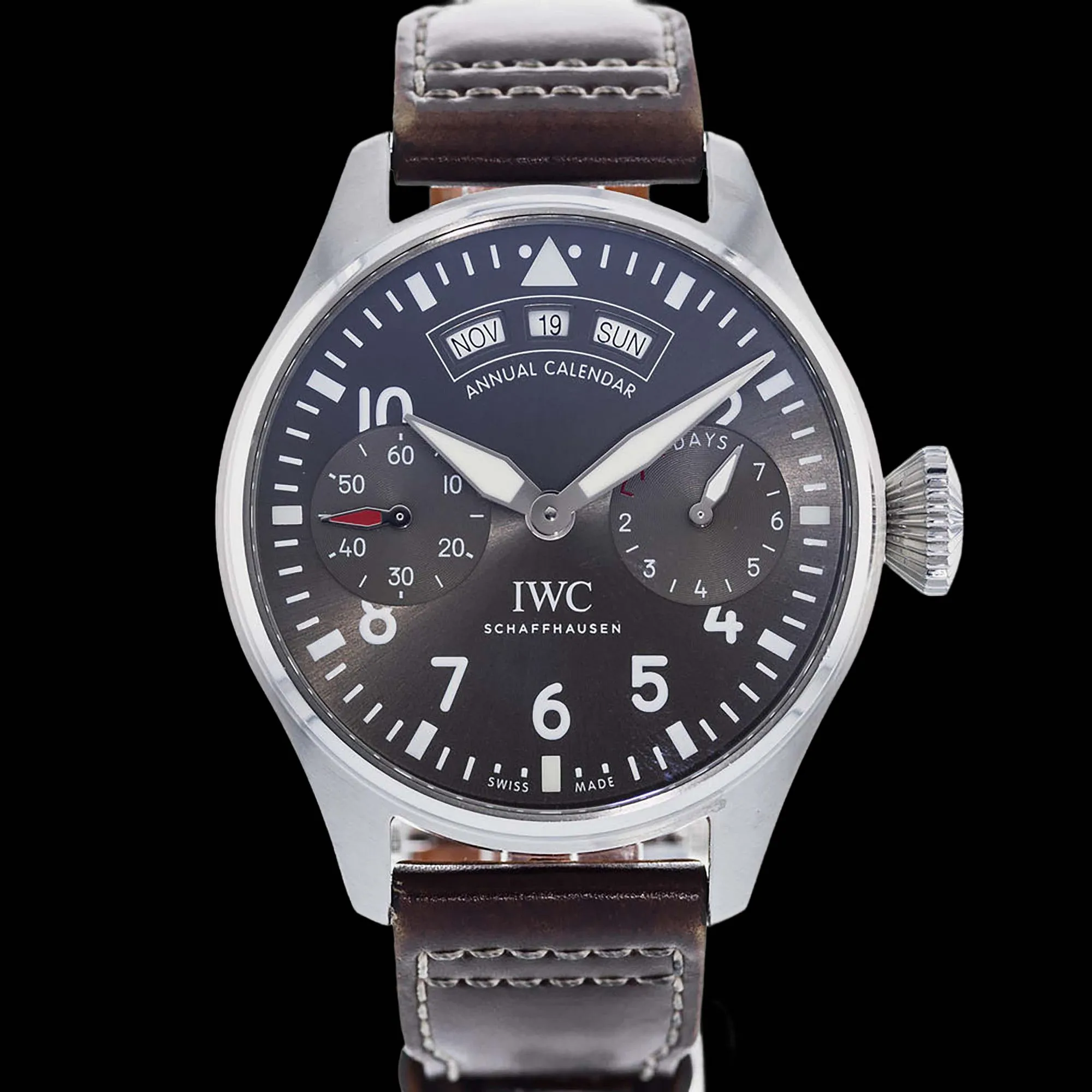 IWC Big Pilot 46mm Stainless steel Gray