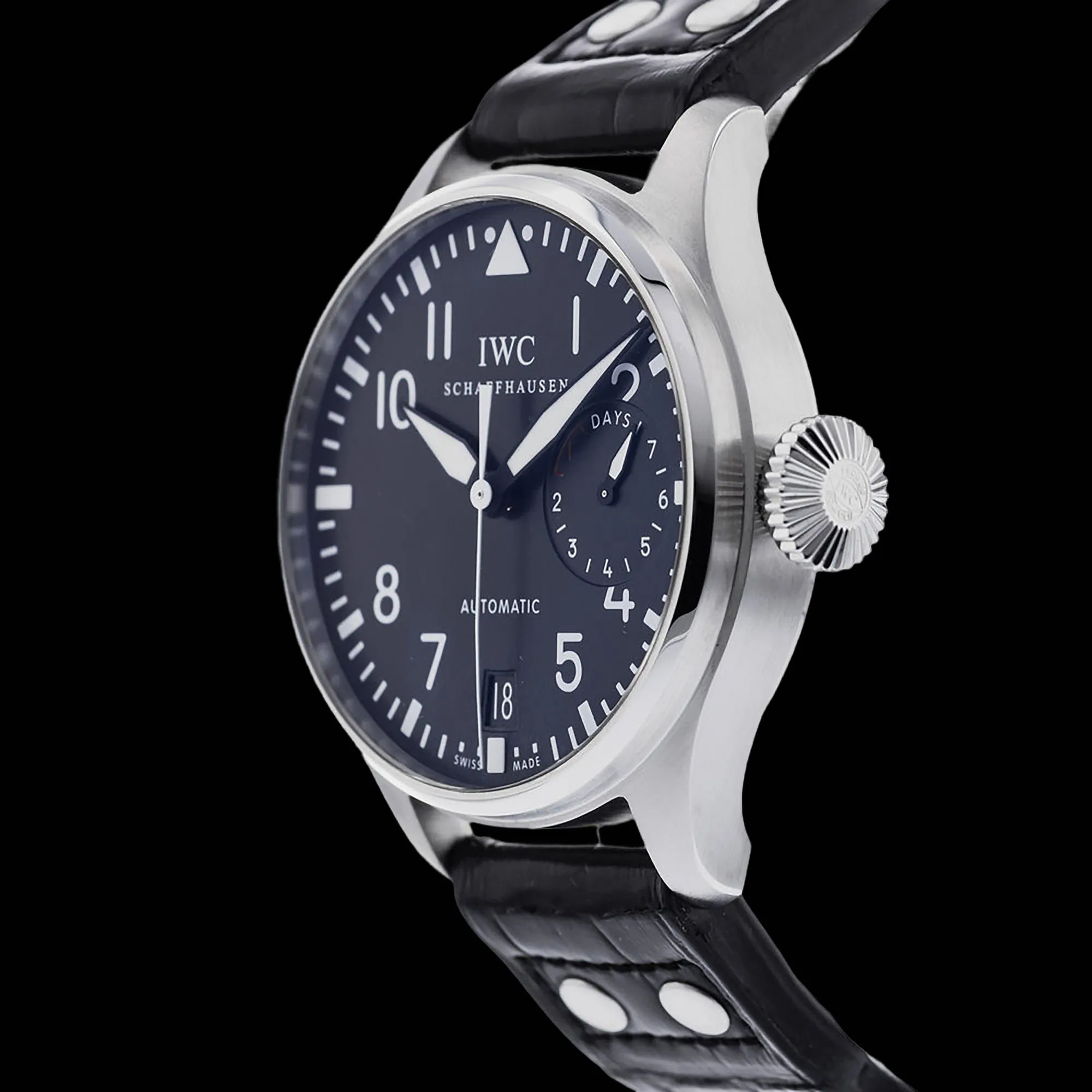 IWC Big Pilot 46mm Stainless steel Black 1