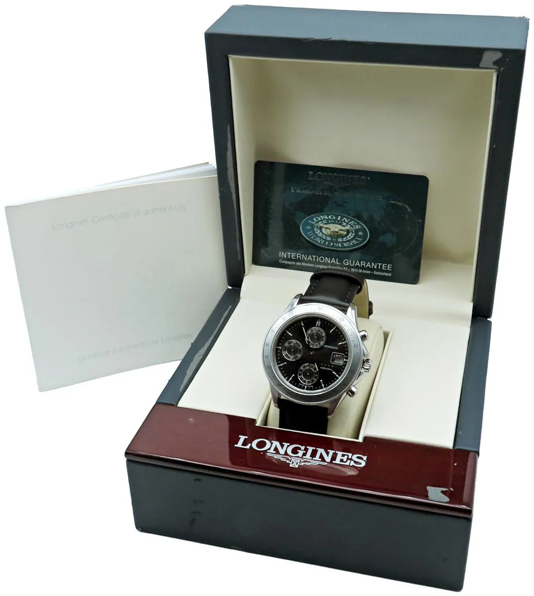 Longines Admiral 7460 40mm Stainless steel Black