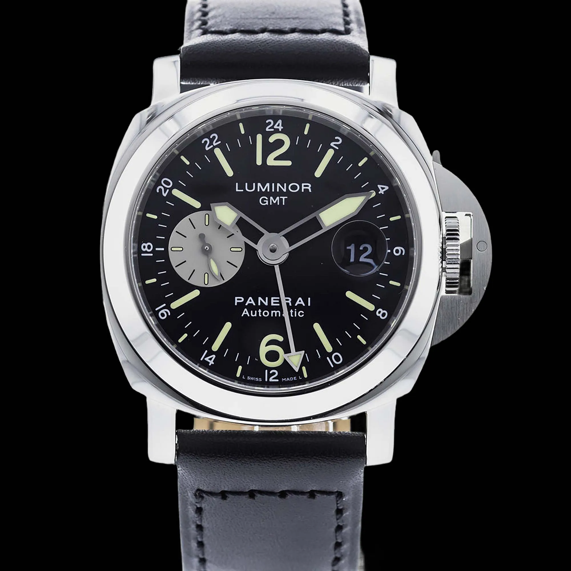 Panerai Luminor GMT 44mm Stainless steel Black