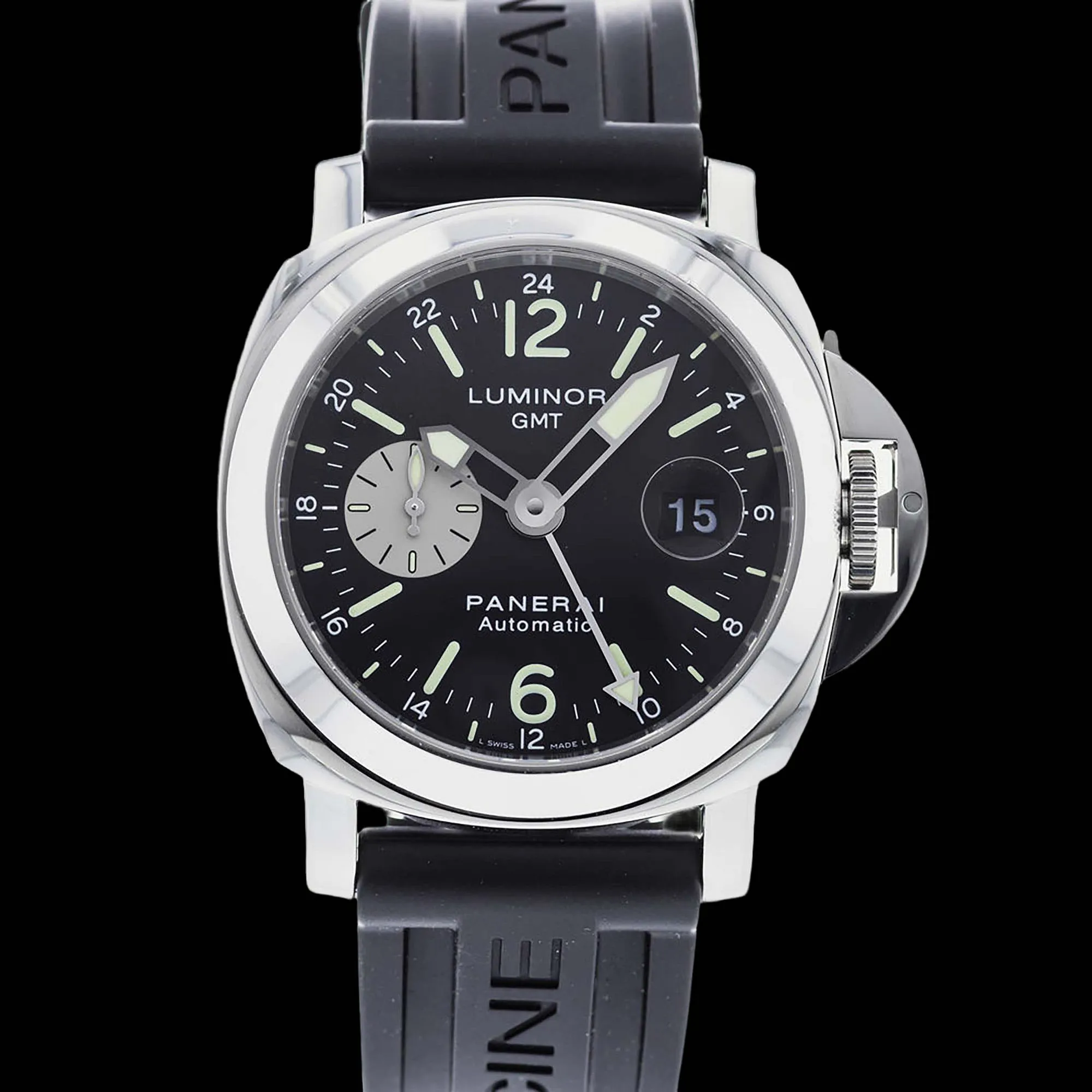 Panerai Luminor GMT 44mm Stainless steel Black