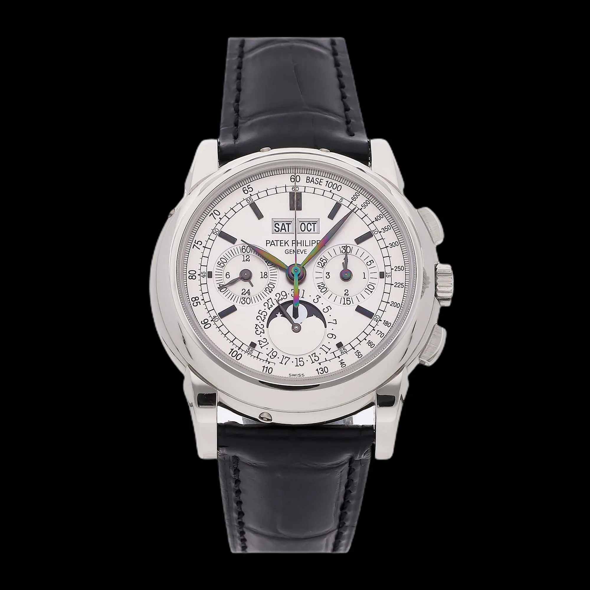 Patek Philippe Grand Complication Perpetual Calendar 40mm White gold White