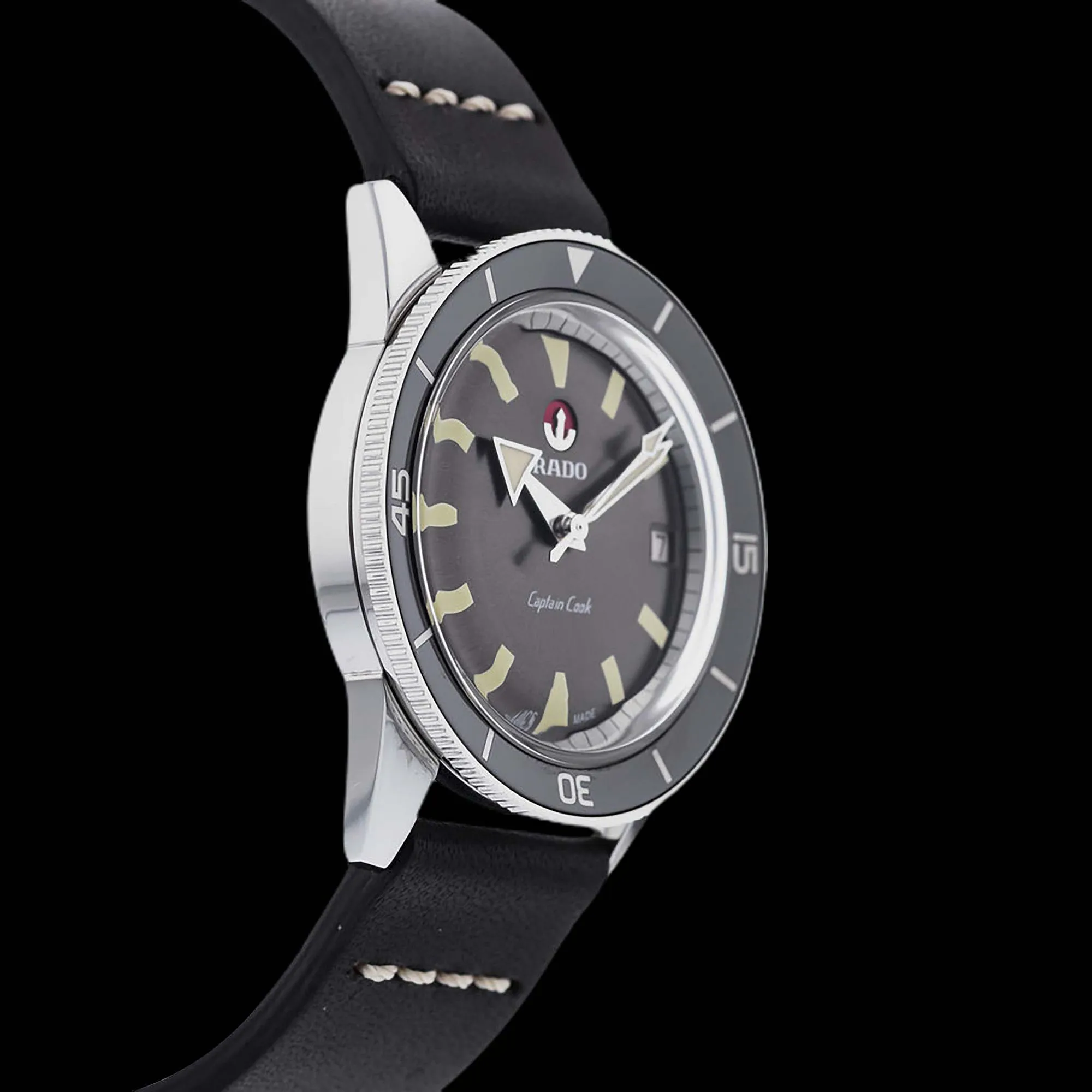 Rado Captain Cook 37mm Stainless steel Brown 3