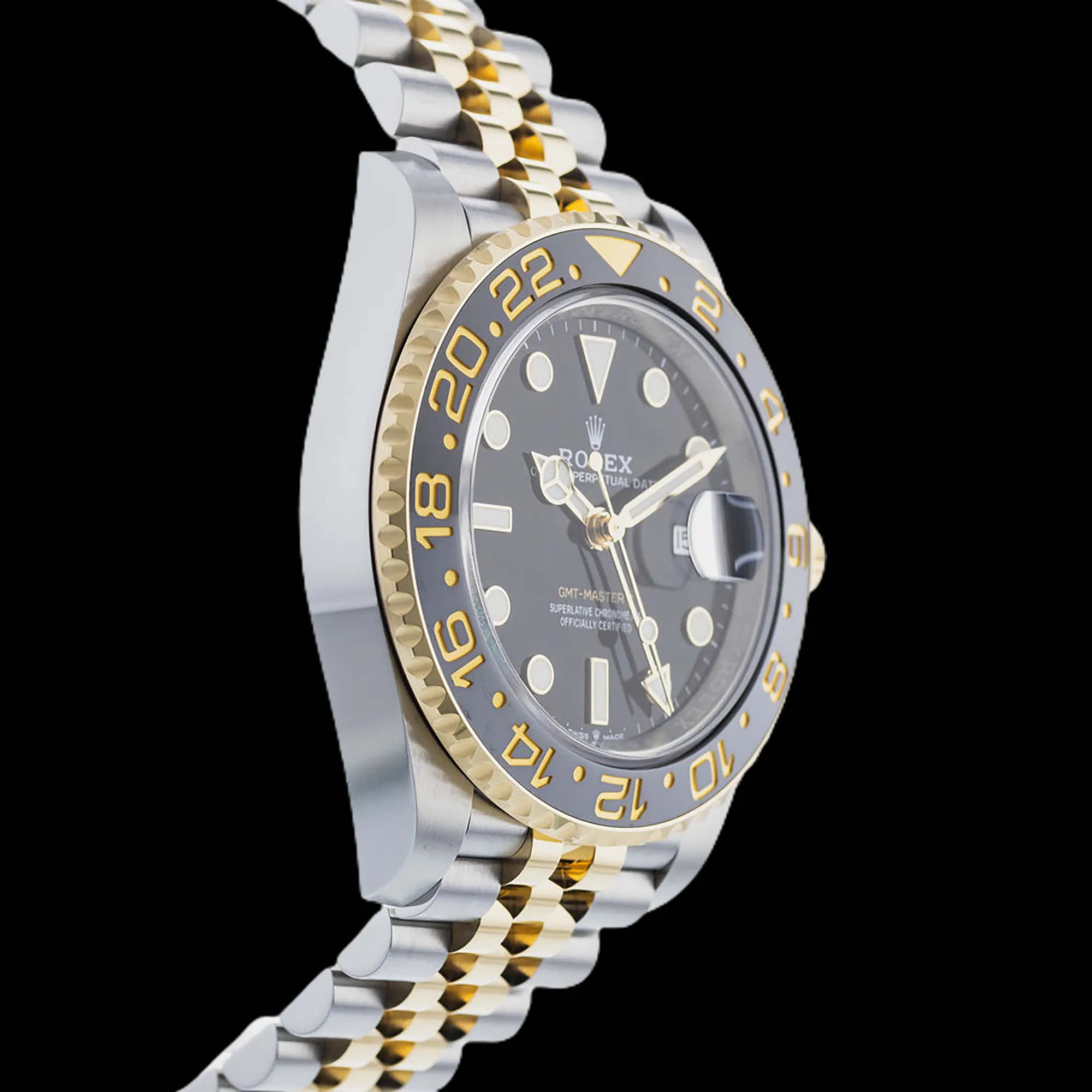 Rolex GMT-Master II 126713GRNR 40mm Yellow gold and Stainless steel Black 3