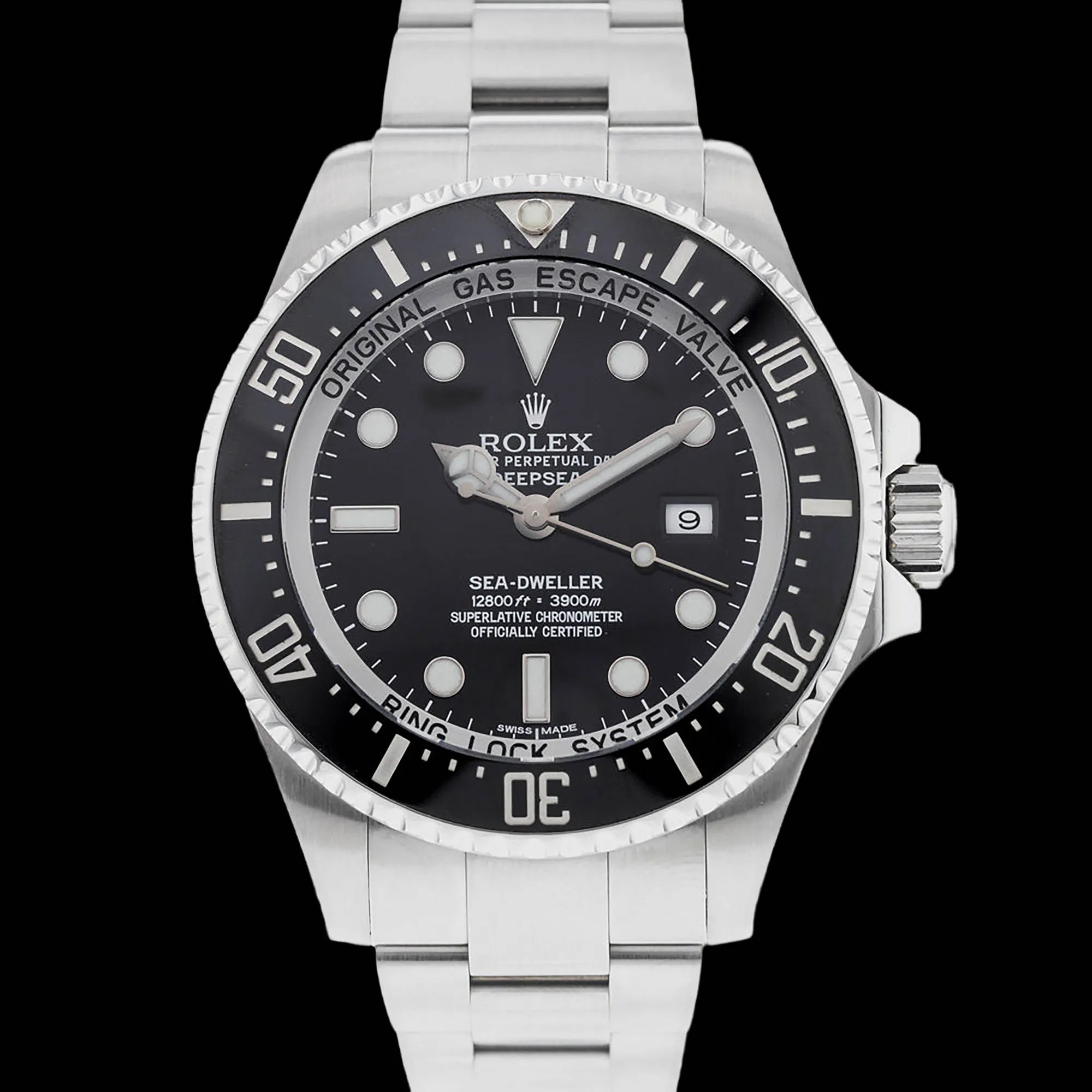 Rolex Sea-Dweller Deepsea 136660 44mm Stainless steel Black