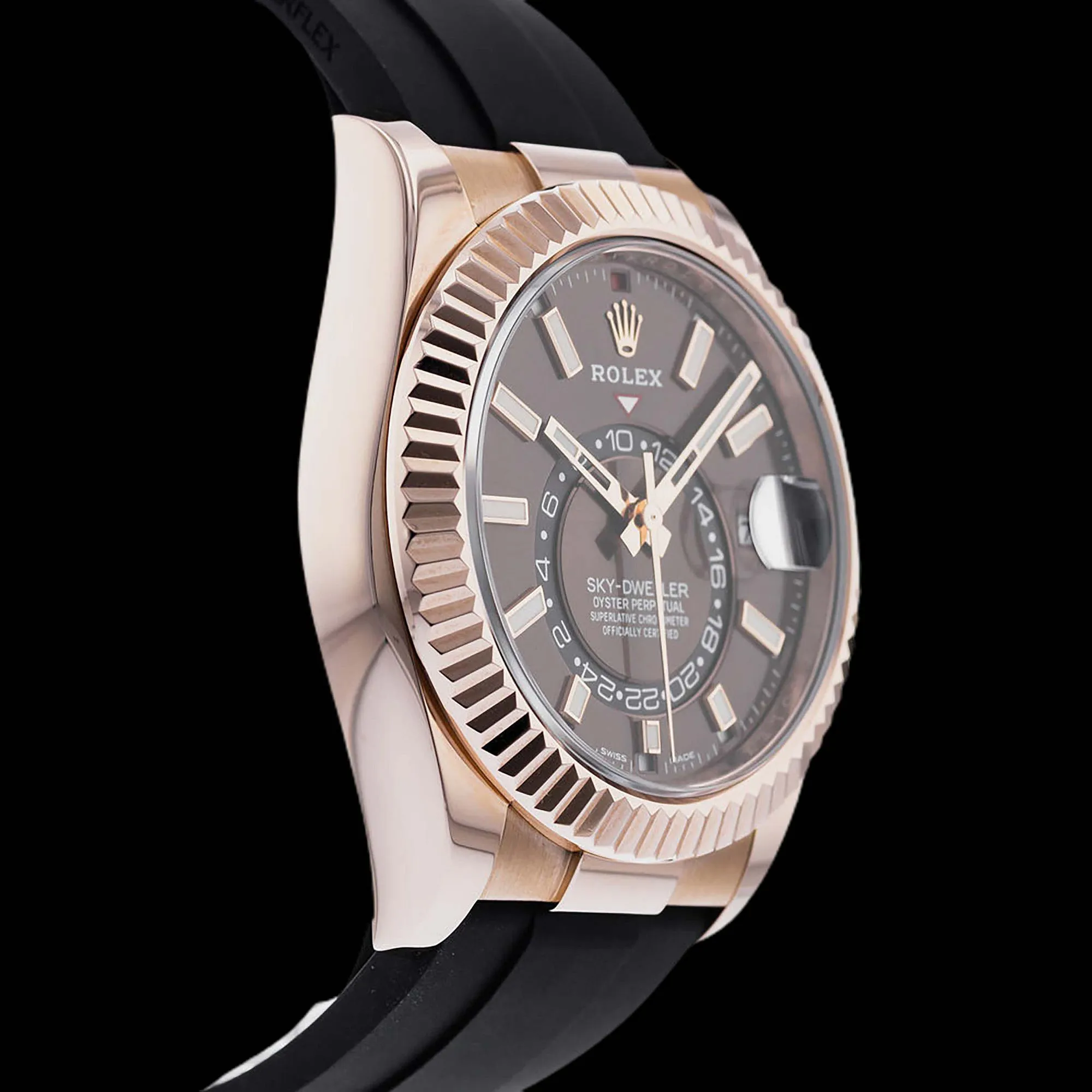 Rolex Sky-Dweller 42mm Rose gold Brown 1