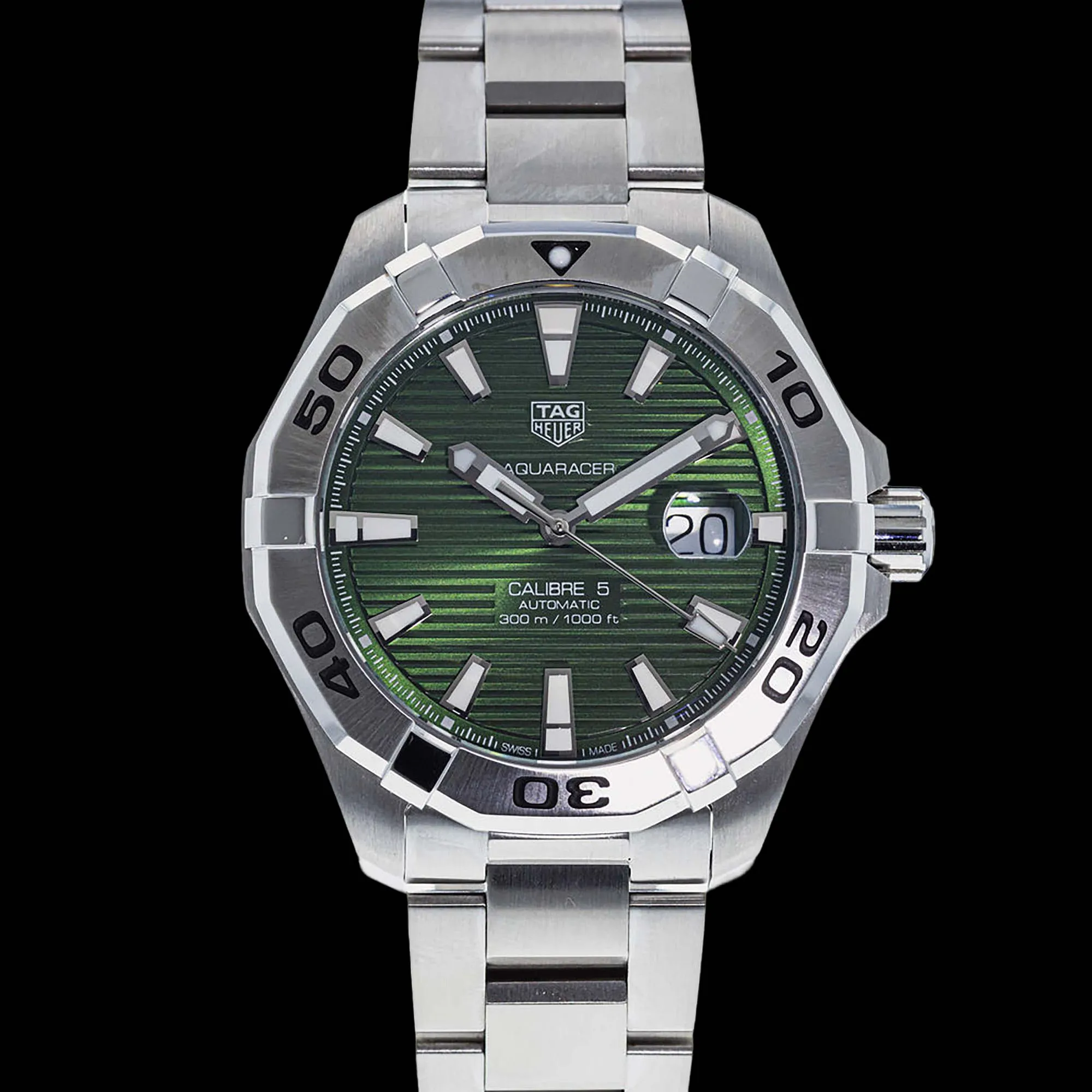 TAG Heuer Aquaracer 43mm Stainless steel Green