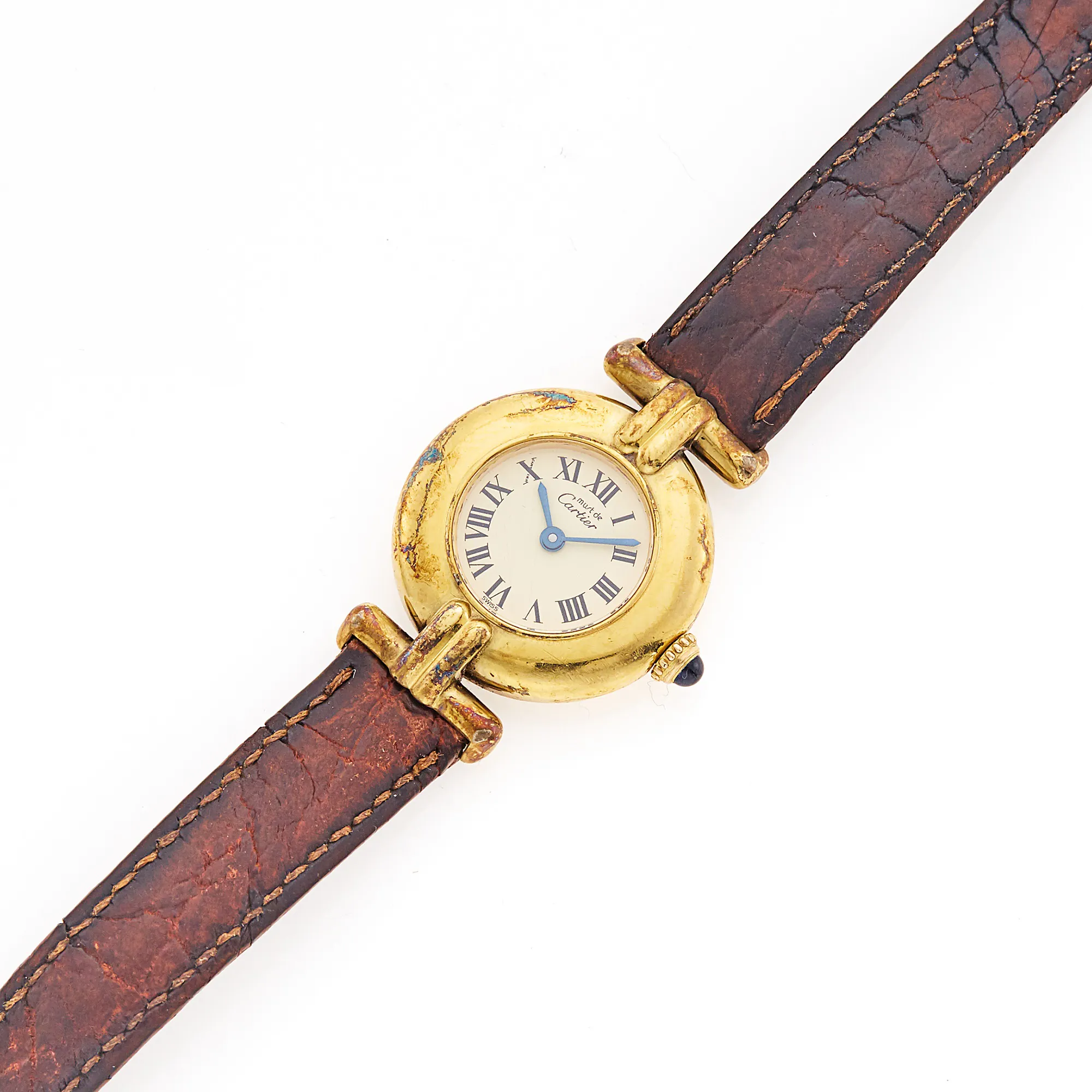 Cartier Must De Vermeil 22mm Yellow gold Cream