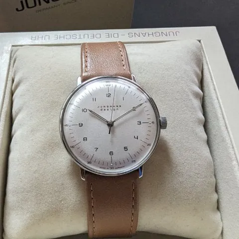 Junghans max bill 027/3701.00 34mm Steel Silver