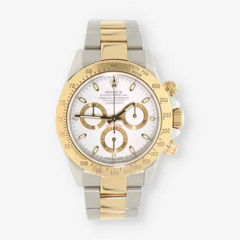 Rolex Daytona 116523 40mm Yellow gold and Stainless steel White