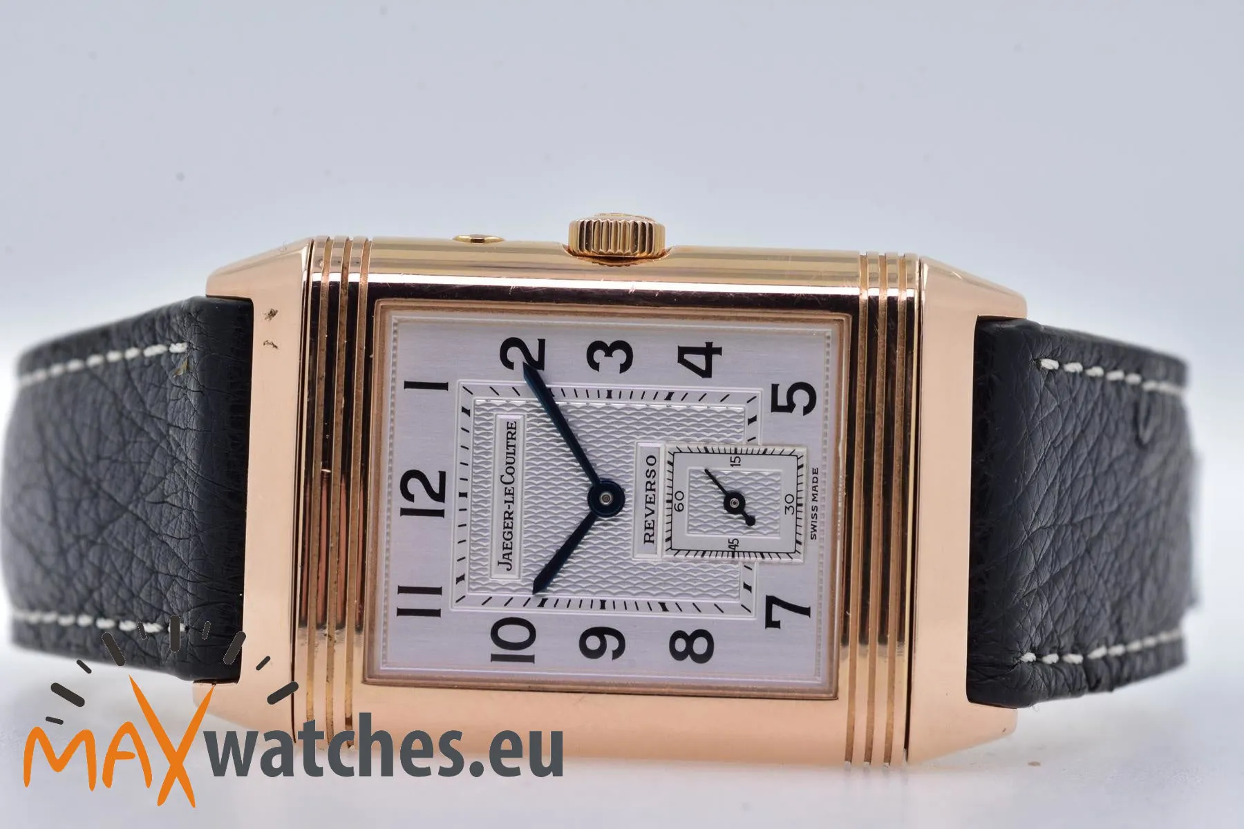 Jaeger-LeCoultre Reverso Duo 270.8.54 42mm Rose gold and 18k rose gold Silver