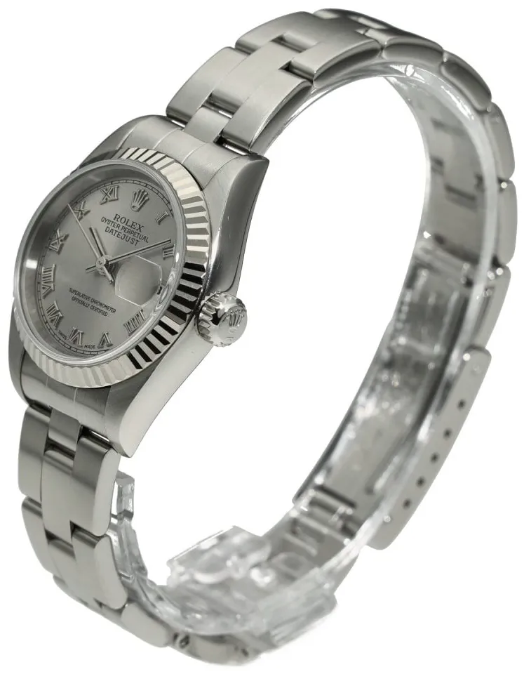 Rolex Lady-Datejust 79174 26mm White gold and Stainless steel Blue 2