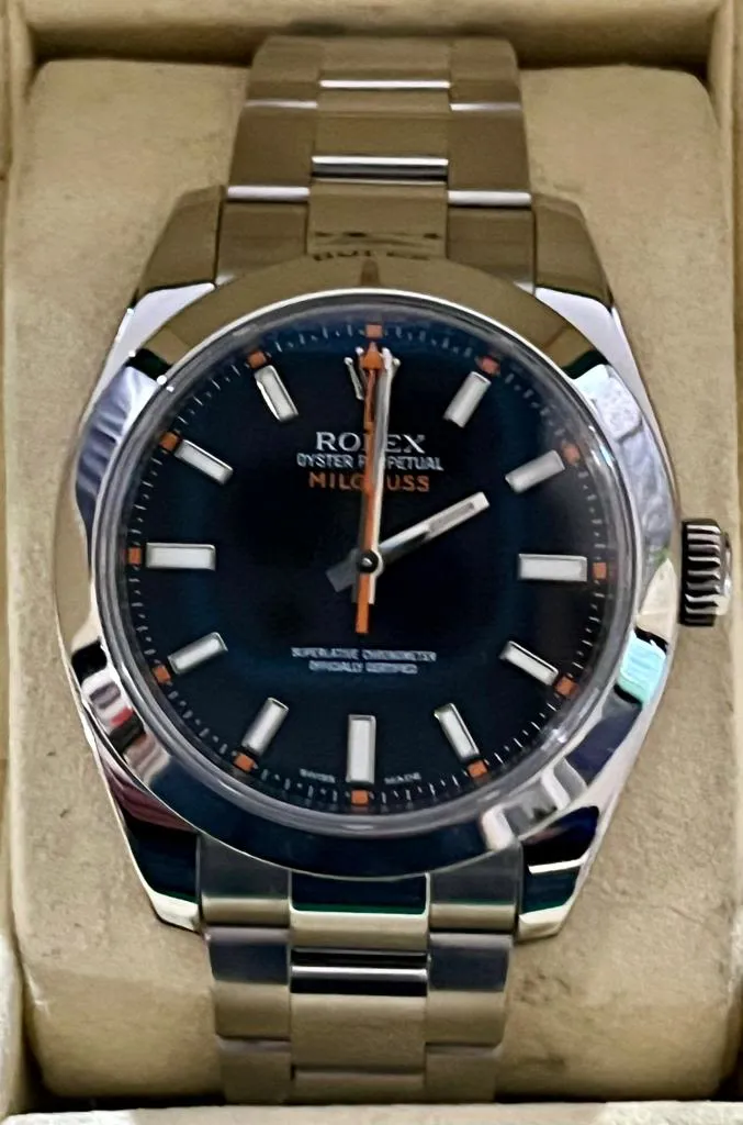 Rolex Milgauss 116400GV 40mm Stainless steel Black