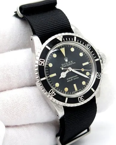 Rolex Submariner 5513 40mm Stainless steel Black