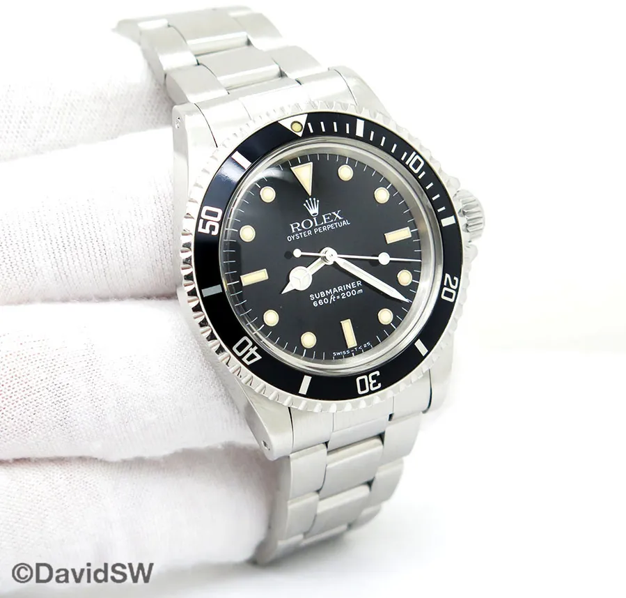 Rolex Submariner 5513 40mm Stainless steel Black