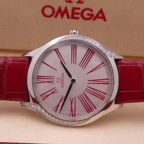 Omega De Ville 428.18.36.60.04.002 36mm Stainless steel White