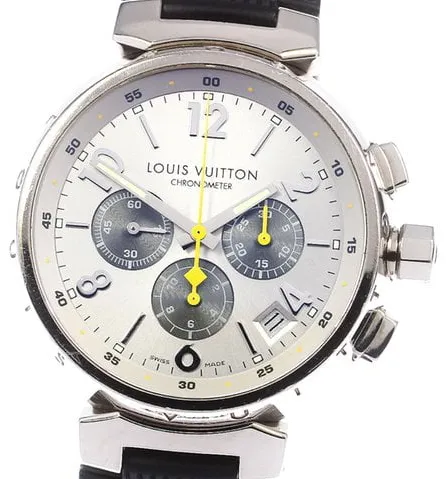 Louis Vuitton Q11430 40mm White gold Silver