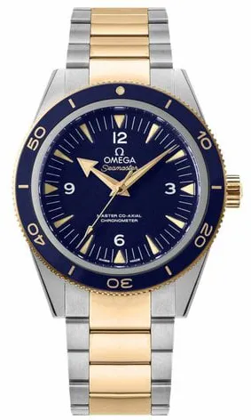 Omega Seamaster 300 233.60.41.21.03.001 41mm Rose gold Blue