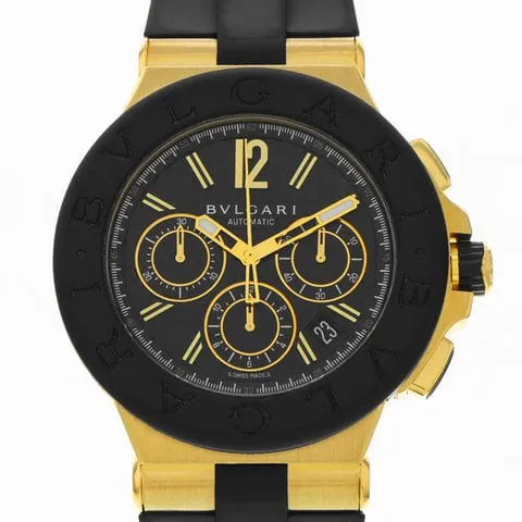 Bulgari Diagono DG42BGVDCH 42mm Yellow gold Black