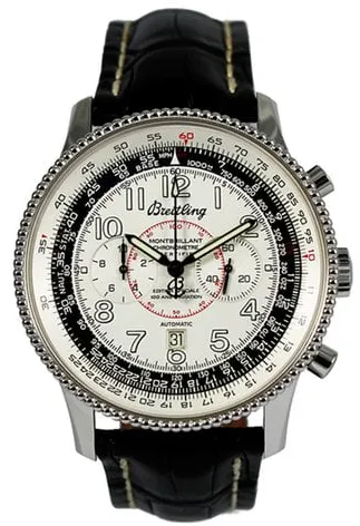 Breitling Montbrillant A35330 42mm Steel Silver