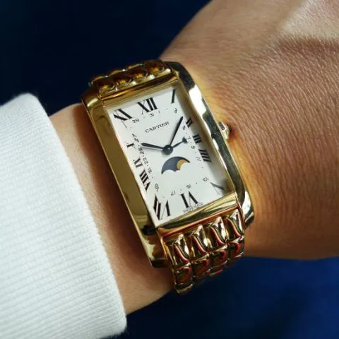 Cartier Tank Louis Cartier 819907 Yellow gold Silver