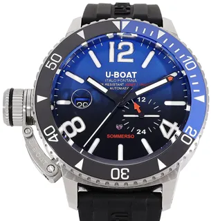 U-Boat Sommerso Ceramic Blue Automatic 9519 Stainless steel Blue