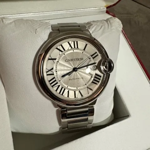 Cartier Ballon Bleu 42mm W69012Z4 42mm Stainless steel Silver