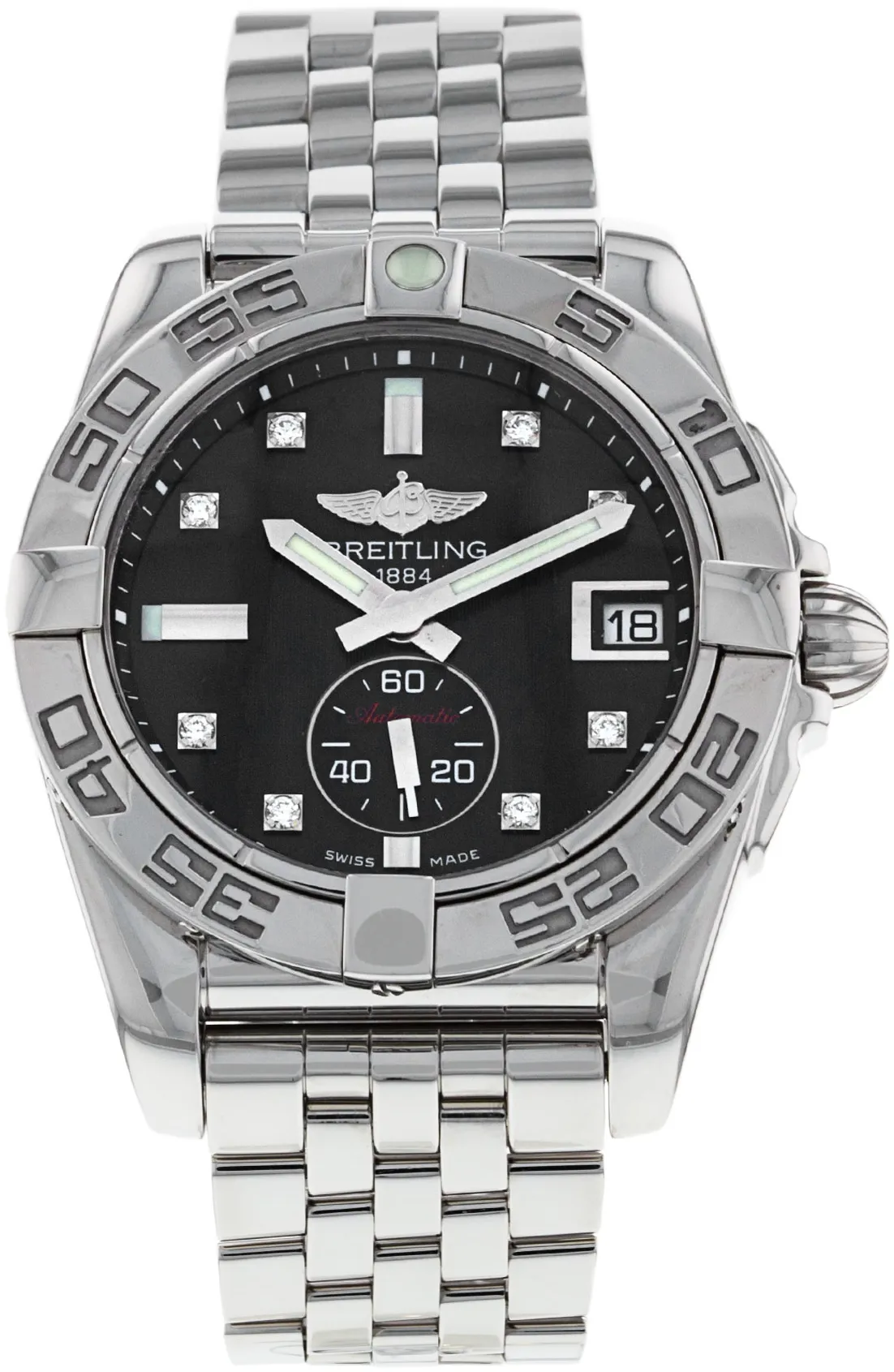 Breitling Galactic A37330 36mm Stainless steel Black