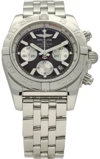 Breitling Chronomat AB0110 Stainless steel Black Baton