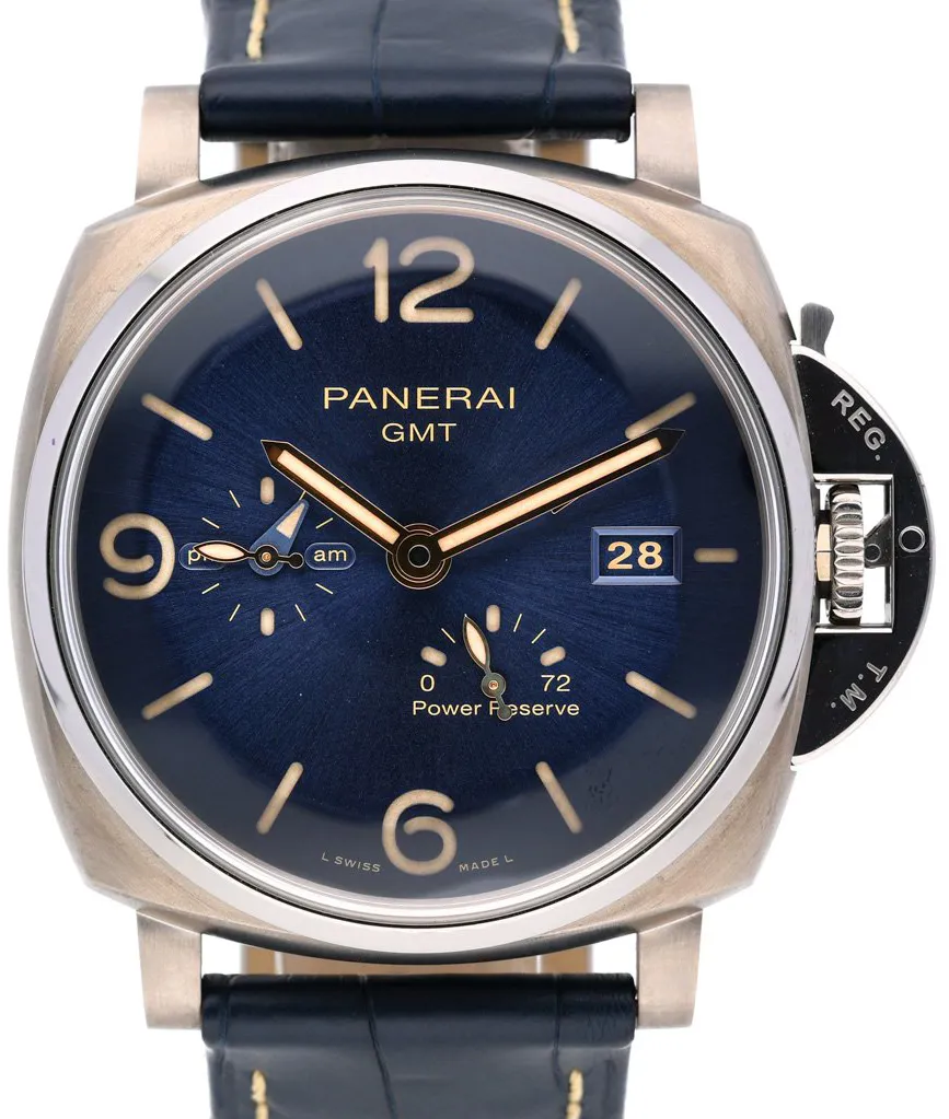 Panerai Luminor Due PAM 00964 45mm Titanium Blue