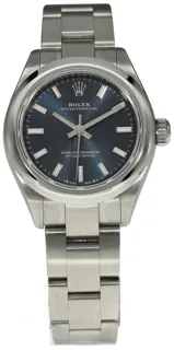 Rolex Oyster Perpetual 28 276200 Stainless steel Blue Baton