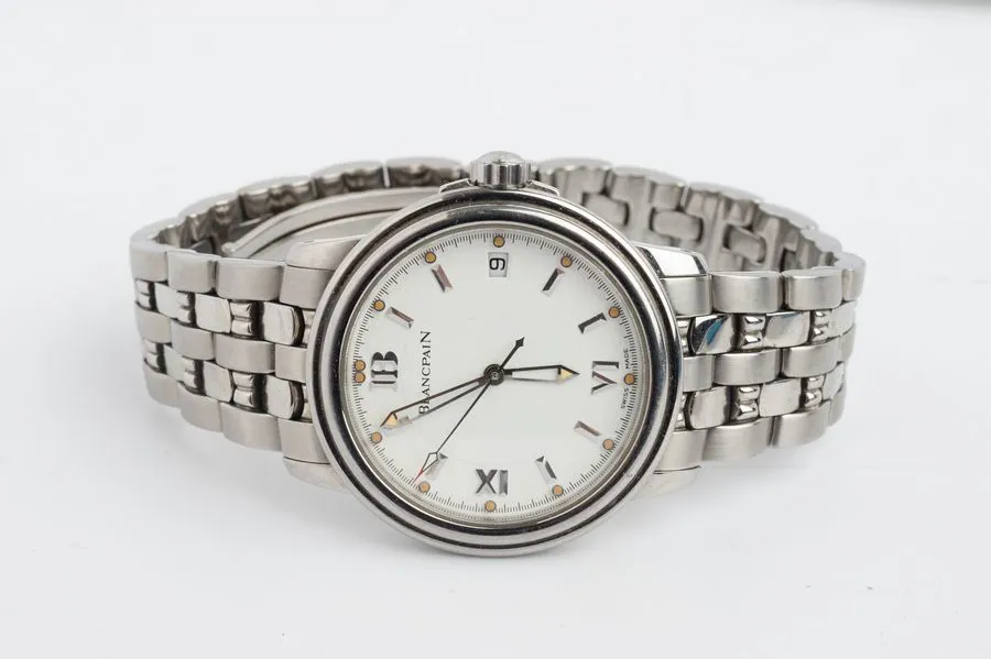 Blancpain Léman 38mm Stainless steel White