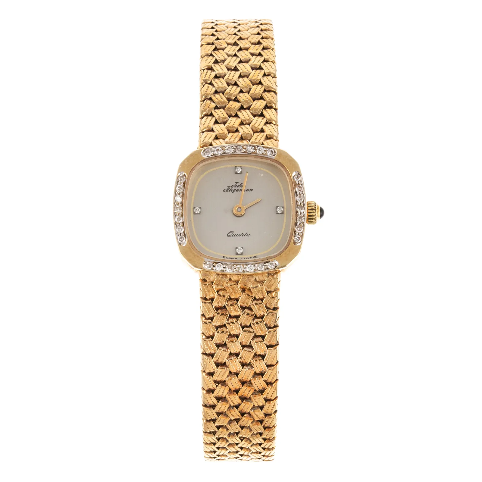 Jules Jürgensen 7mm Yellow gold and Diamond White