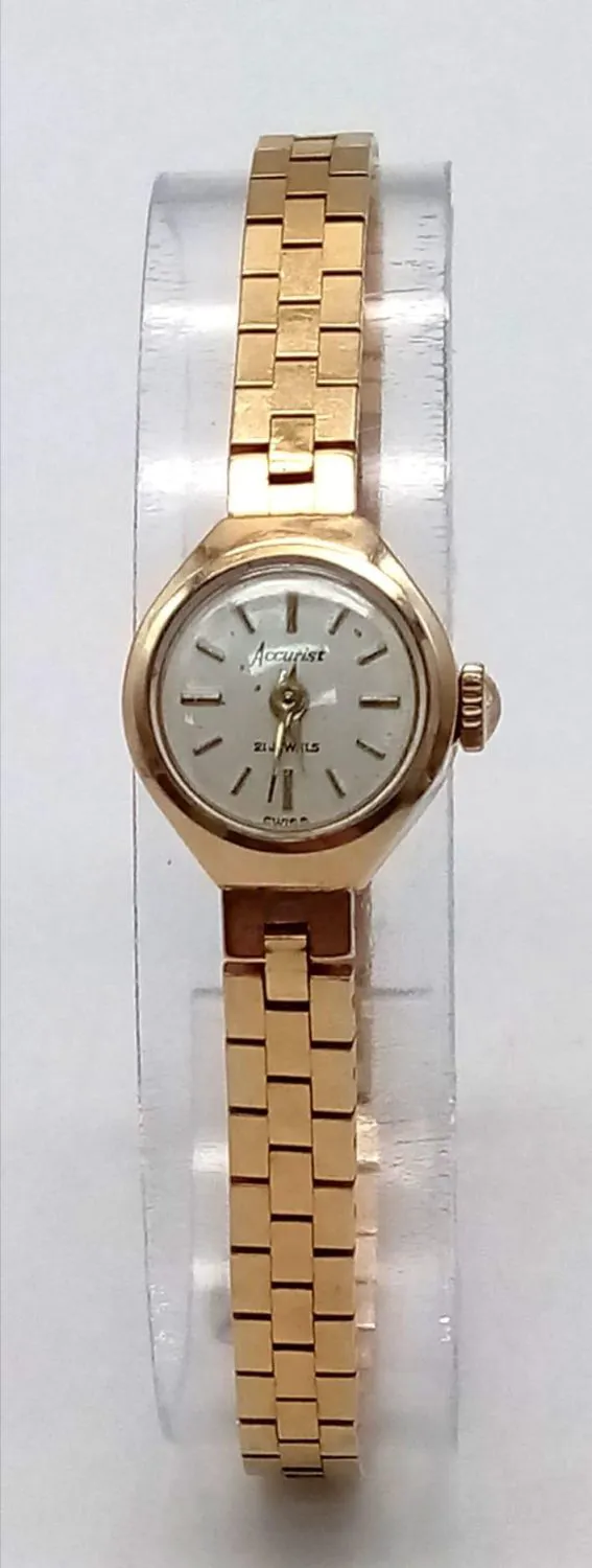 Accurist 15mm Yellow gold White 1