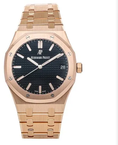 Audemars Piguet Royal Oak 15400OR.OO.1220OR.01 41mm Rose gold Black