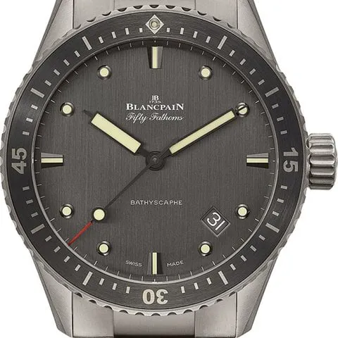 Blancpain Fifty Fathoms Bathyscaphe 5000 1210 98S 43mm Titanium Anthracite