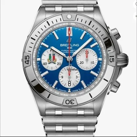 Breitling Chronomat AB0134A41C1A1 42mm Stainless steel Blue