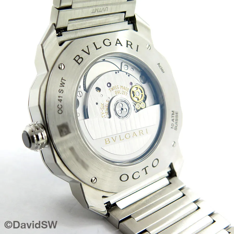 Bulgari Octo 103481 41mm Stainless steel Blue 3