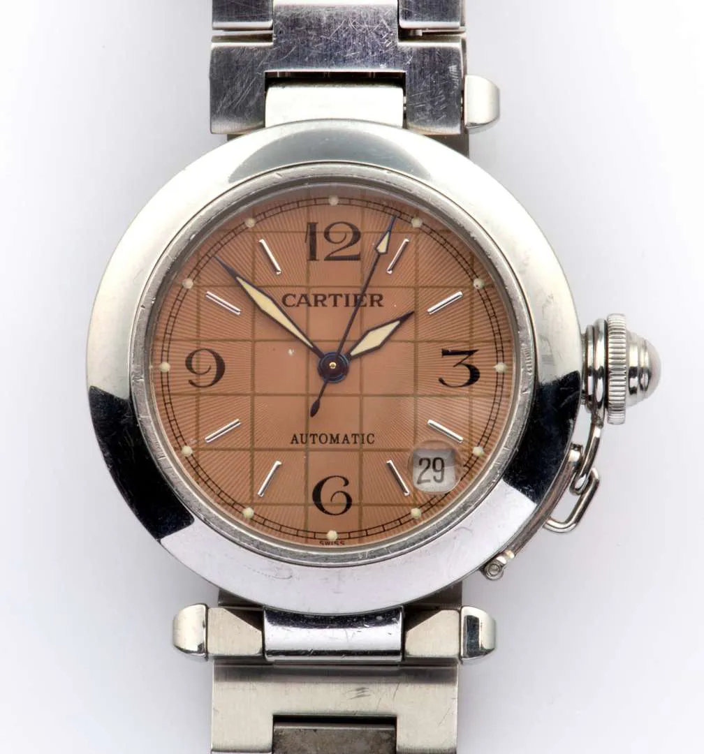 Cartier Pasha 2324 nullmm Stainless steel Brown