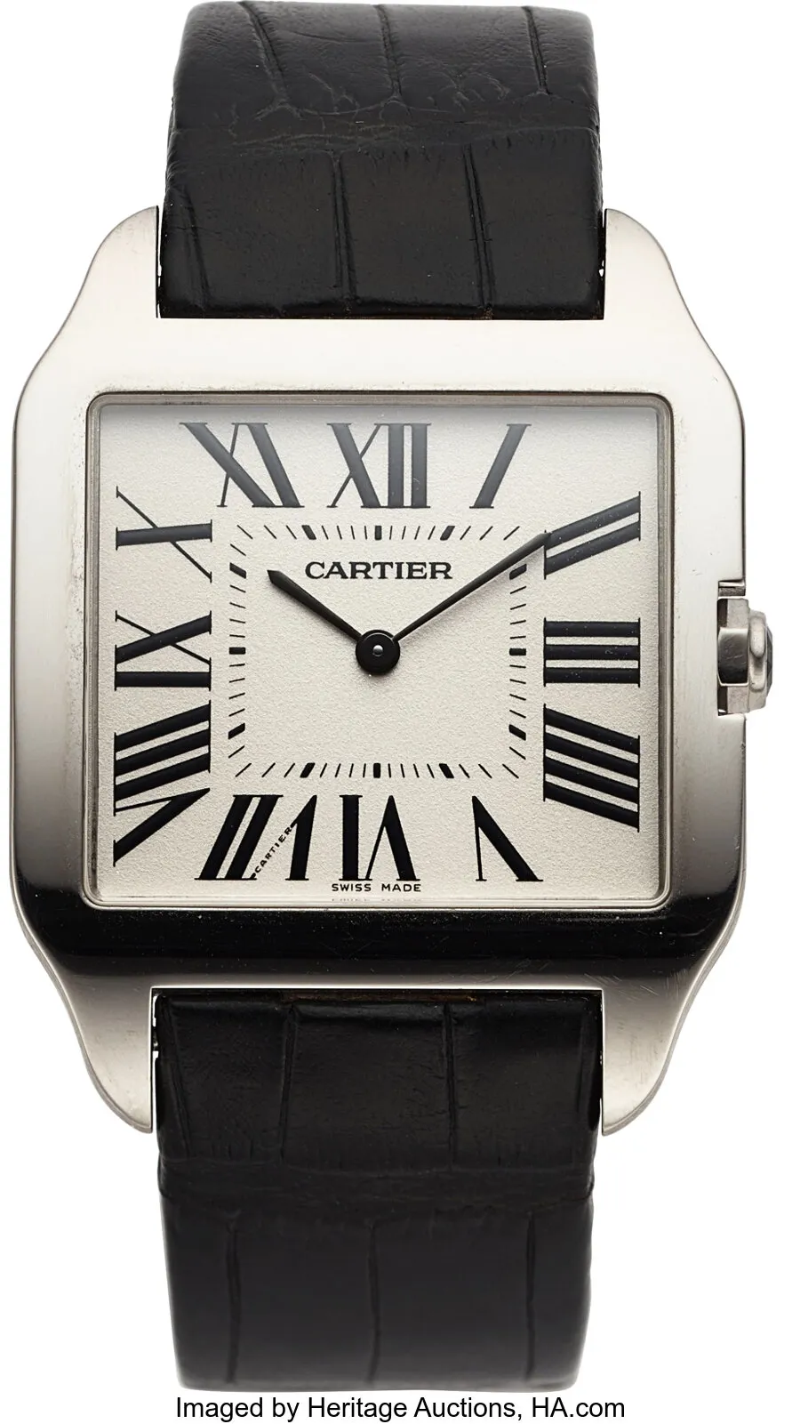 Cartier Santos 35mm White gold White