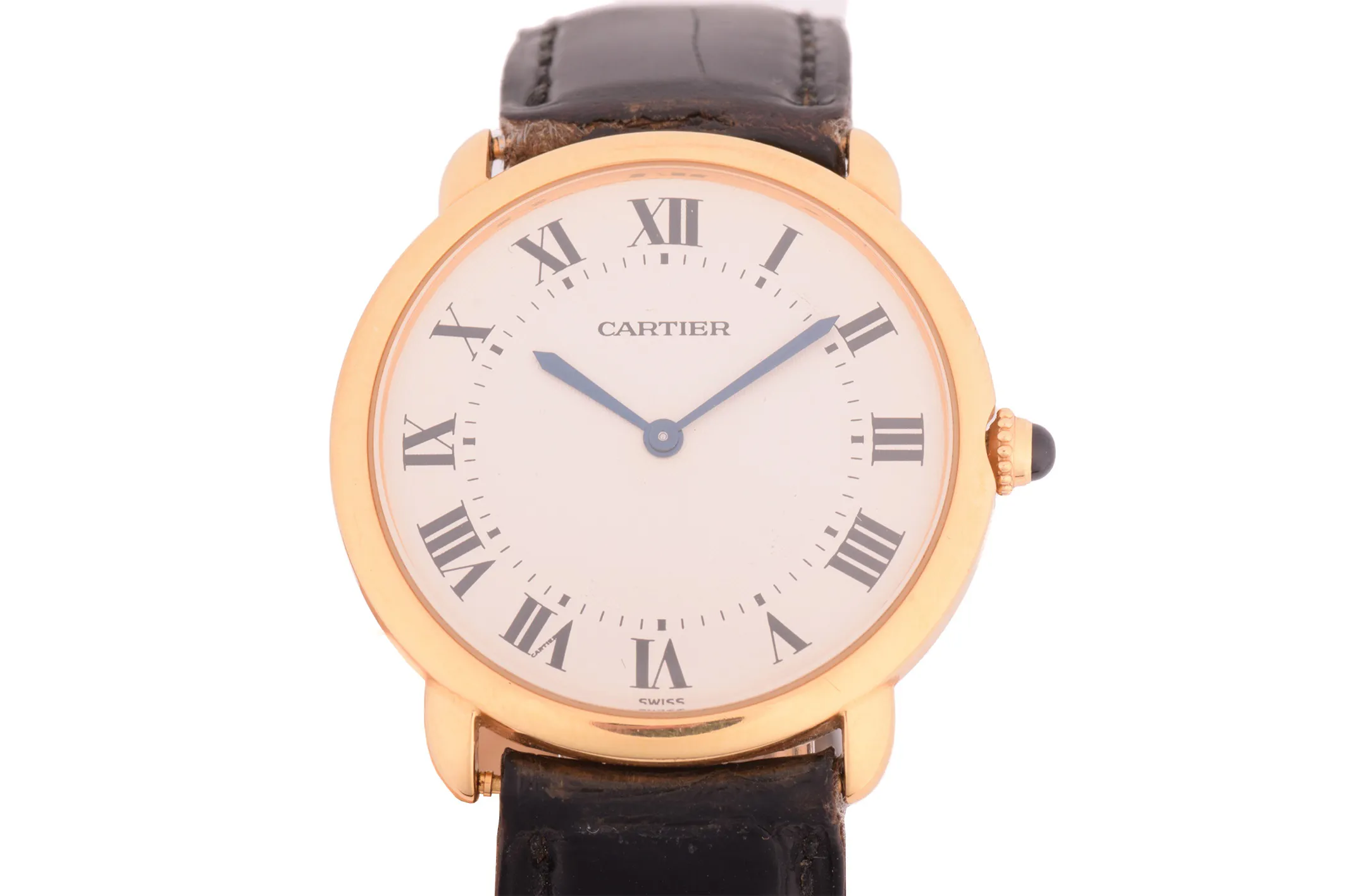 Cartier Ronde 0900 1 33mm Yellow gold Silver 1