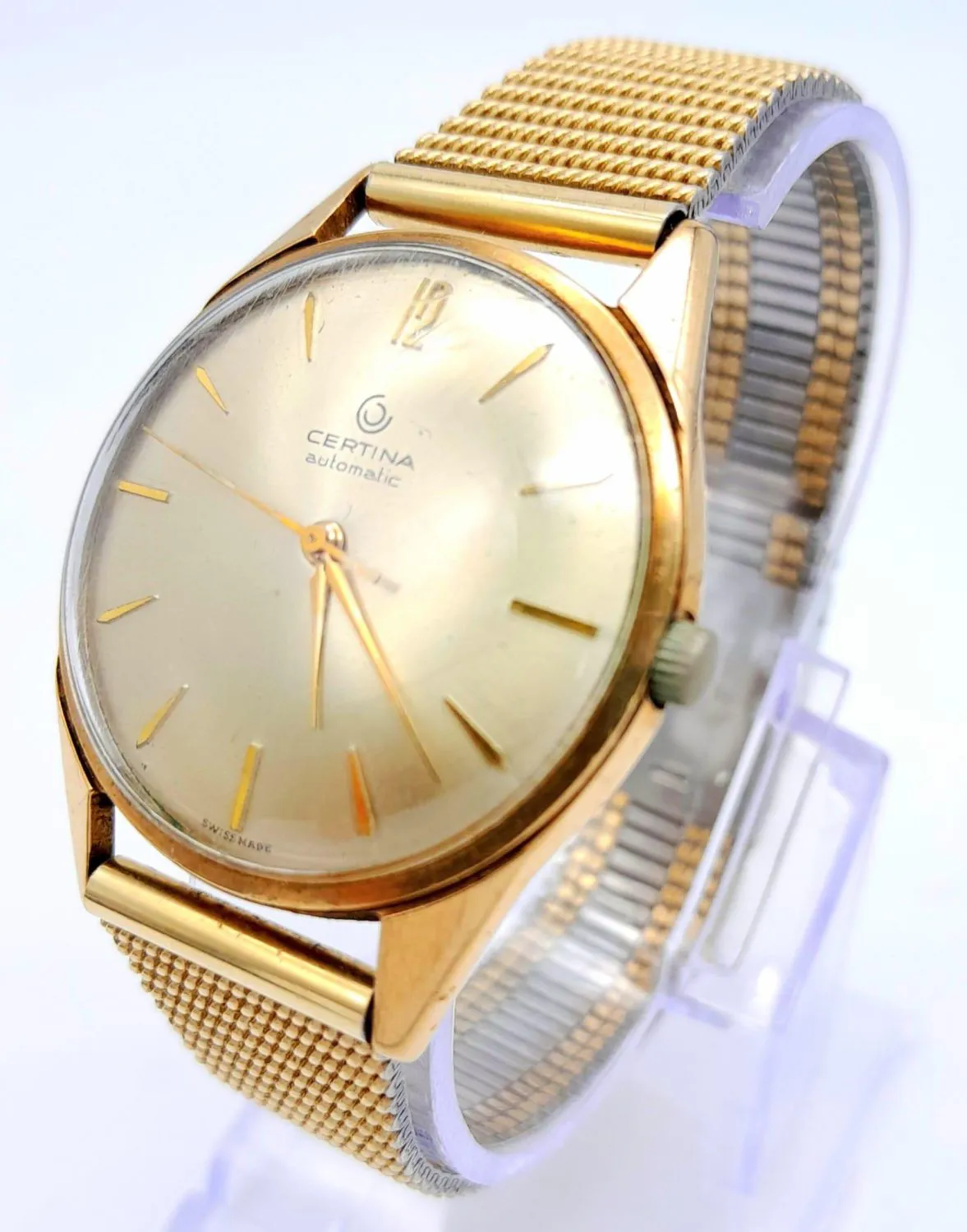Certina 34mm Yellow gold Silver 1