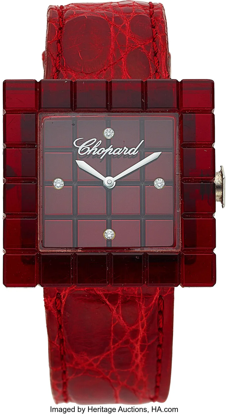 Chopard Ice Cube 31.5mm Stainless steel Red