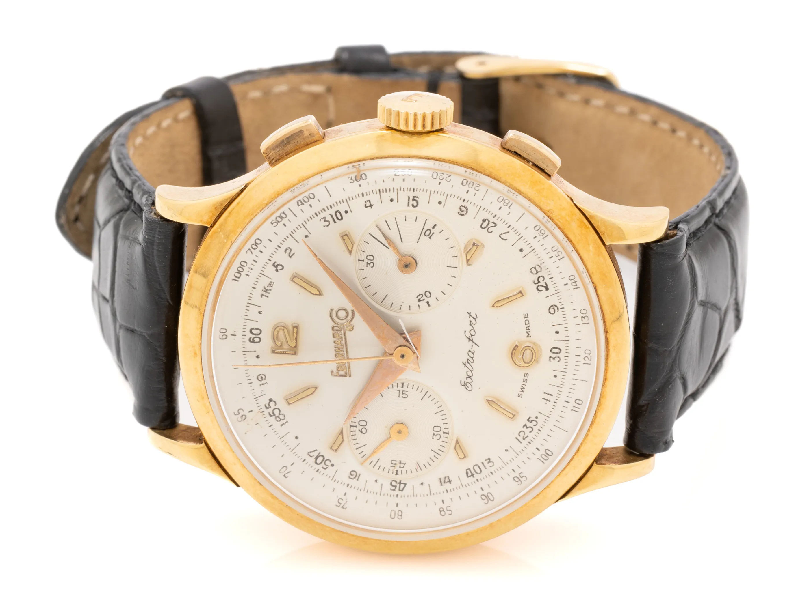 Eberhard & Co. Extra Fort 14007 39mm Yellow gold White